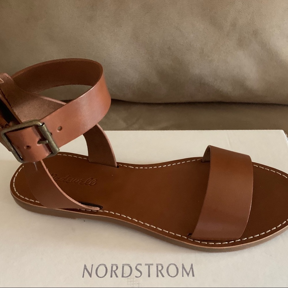 NEW Madewell Boardwalk Ankle Strap Sandal